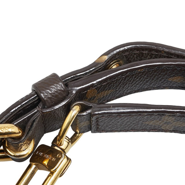 ルイ ヴィトン モノグラム ショルダーストラップ ブラウン ゴールド PVC レディース LOUIS VUITTON 【中古】