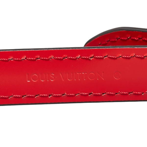 ルイ ヴィトン ショルダーストラップ レッド シルバー レザー レディース LOUIS VUITTON 【中古】