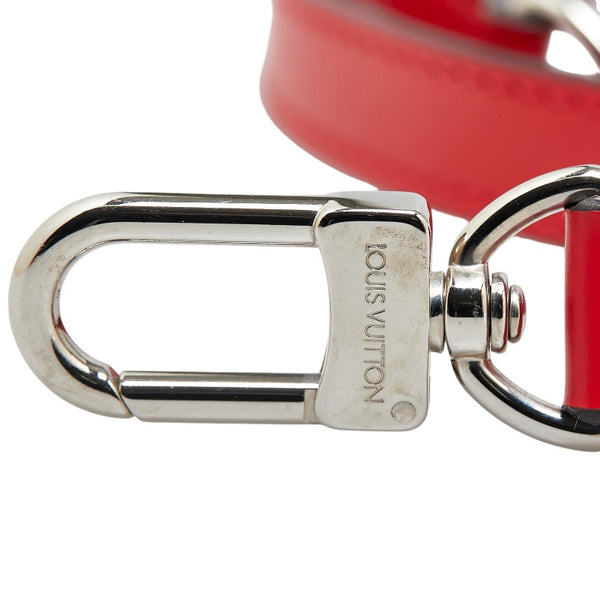 ルイ ヴィトン ショルダーストラップ レッド シルバー レザー レディース LOUIS VUITTON 【中古】