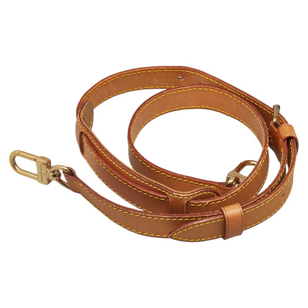 ルイ ヴィトン ショルダーストラップ ブラウン ゴールド レザー レディース LOUIS VUITTON 【中古】