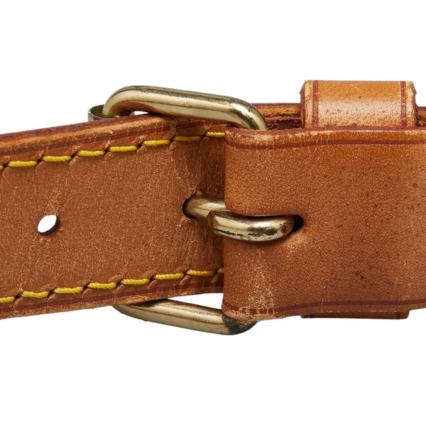 ルイ ヴィトン ショルダーストラップ ブラウン ゴールド レザー レディース LOUIS VUITTON 【中古】