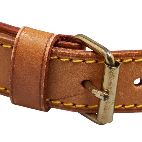 ルイ ヴィトン ショルダーストラップ ブラウン ゴールド レザー レディース LOUIS VUITTON 【中古】