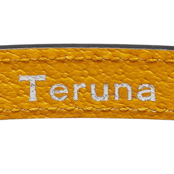 グッチ バンブー用 ショルダーストラップ イエロー ゴールド レザー レディース GUCCI 【中古】