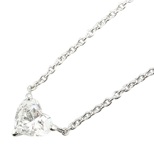 Pt900 プラチナ Pt850 プラチナ ダイヤ1.123ct ネックレス レディース 【中古】
