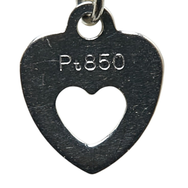 Pt900 プラチナ Pt850 プラチナ ダイヤ1.123ct ネックレス レディース 【中古】