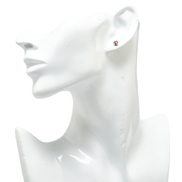 Pt900 プラチナ ルビー0.97ct ピアス レディース 【中古】