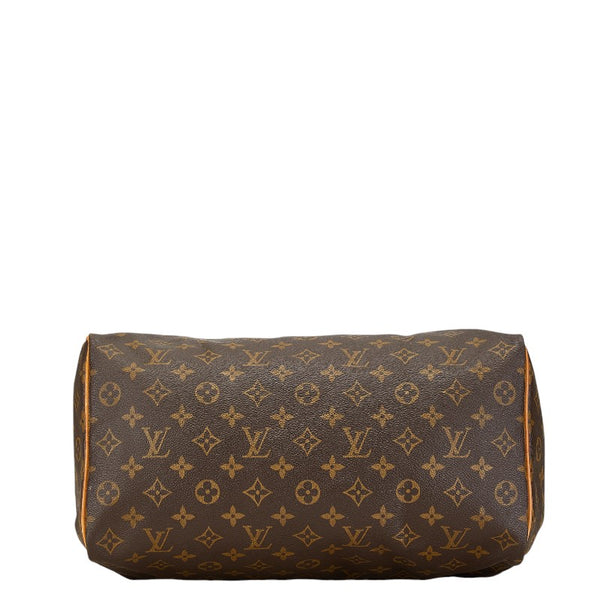 ルイ ヴィトン モノグラム スピーディ35 ハンドバッグ ボストンバッグ M41107 ブラウン PVC レザー レディース LOUIS VUITTON 【中古】