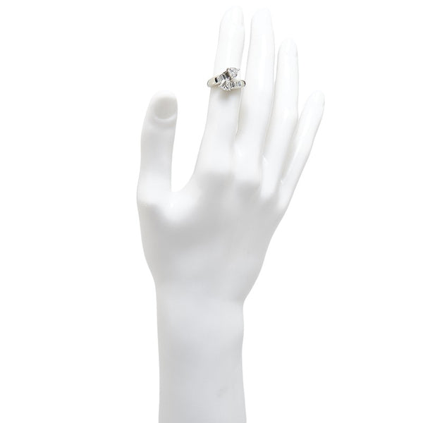 Pt900 プラチナ ダイヤ0.984ct ダイヤ0.416ct リング 指輪 レディース 10号 【中古】