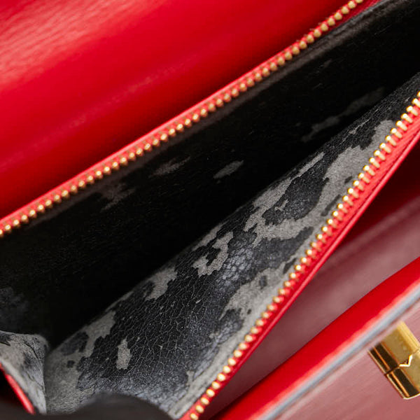 ルイ ヴィトン エピ マルゼルブ ハンドバッグ M52377 カスティリアンレッド レザー レディース LOUIS VUITTON 【中古】