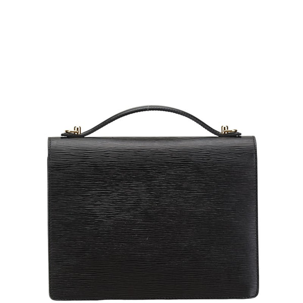 ルイ ヴィトン エピ モンソー ハンドバッグ ショルダーバッグ 2WAY M52122 ノワール ブラック レザー レディース LOUIS VUITTON 【中古】