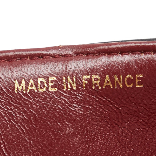 シャネル マトラッセ ココマーク チェーン ショルダーバッグ ブラック ラムスキン レディース CHANEL 【中古】