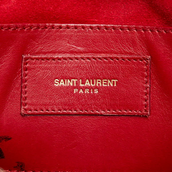 サンローラン ハンドバッグ ショルダーバッグ 2WAY レッド レザー レディース SAINT LAURENT 【中古】