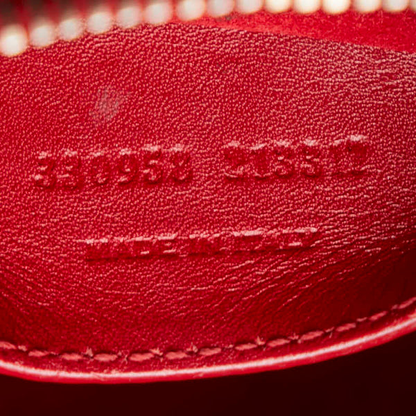 サンローラン ハンドバッグ ショルダーバッグ 2WAY レッド レザー レディース SAINT LAURENT 【中古】