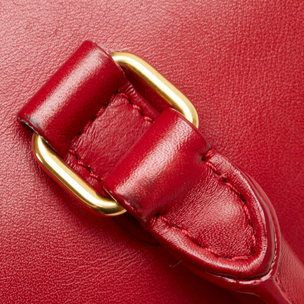 サンローラン ハンドバッグ ショルダーバッグ 2WAY レッド レザー レディース SAINT LAURENT 【中古】