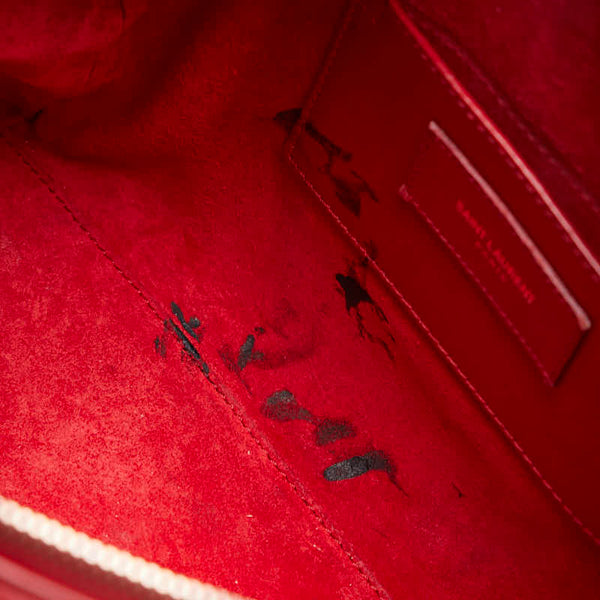 サンローラン ハンドバッグ ショルダーバッグ 2WAY レッド レザー レディース SAINT LAURENT 【中古】