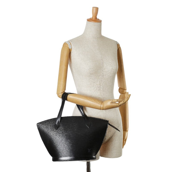 ルイ ヴィトン エピ サンジャック ハンドバッグ トートバッグ M52272 ノワール ブラック レザー レディース LOUIS VUITTON 【中古】