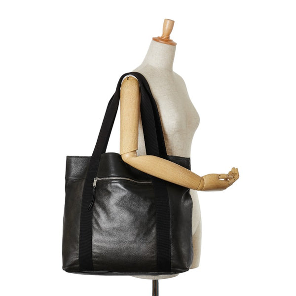 サンローラン トートバッグ 634716 ブラック レザー レディース SAINT LAURENT 【中古】