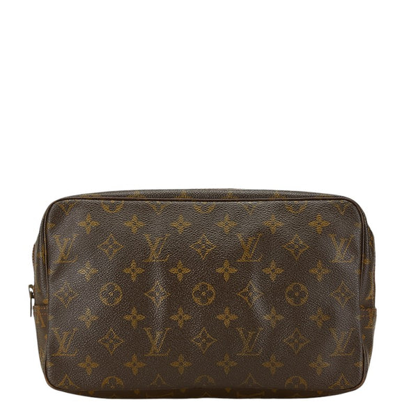 ルイ ヴィトン モノグラム トゥルーストワレット 28 セカンドバッグ クラッチバッグ M47522 ブラウン PVC レディース LOUIS VUITTON 【中古】