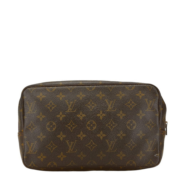 ルイ ヴィトン モノグラム トゥルーストワレット 28 セカンドバッグ クラッチバッグ M47522 ブラウン PVC レディース LOUIS VUITTON 【中古】