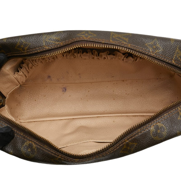 ルイ ヴィトン モノグラム トゥルーストワレット 28 セカンドバッグ クラッチバッグ M47522 ブラウン PVC レディース LOUIS VUITTON 【中古】