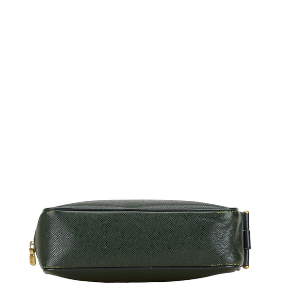ルイ ヴィトン タイガ カルガ セカンドバッグ クラッチバッグ M30814 ダークグリーン エセピア レザー メンズ LOUIS VUITTON 【中古】