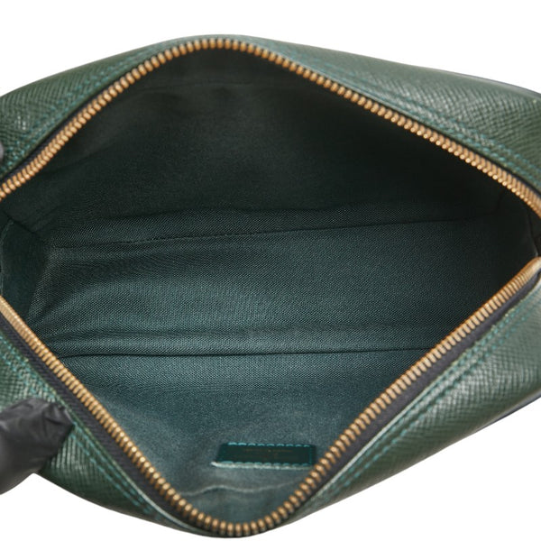 ルイ ヴィトン タイガ カルガ セカンドバッグ クラッチバッグ M30814 ダークグリーン エセピア レザー メンズ LOUIS VUITTON 【中古】