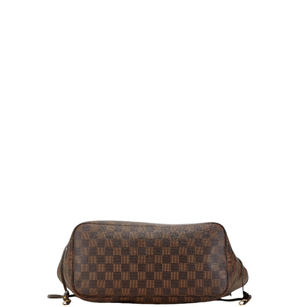 ルイ ヴィトン ダミエ ネヴァーフルMM ショルダーバッグ トートバッグ N51105 ブラウン PVC レザー レディース LOUIS VUITTON 【中古】