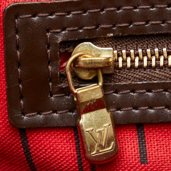 ルイ ヴィトン ダミエ ネヴァーフルMM ショルダーバッグ トートバッグ N51105 ブラウン PVC レザー レディース LOUIS VUITTON 【中古】