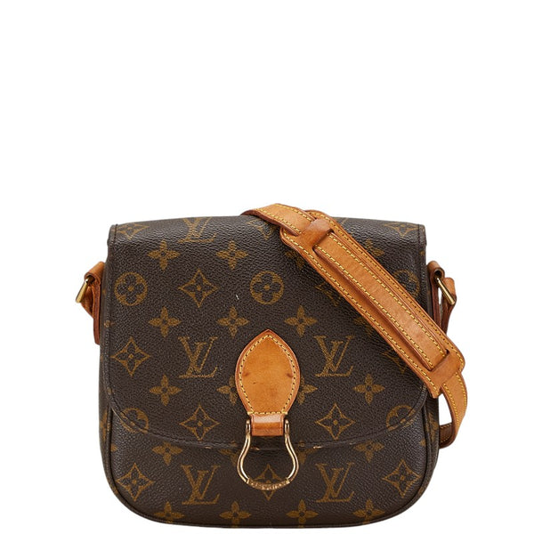ルイ ヴィトン モノグラム サンクルー18 ショルダーバッグ M51243 ブラウン PVC レザー レディース LOUIS VUITTON 【中古】