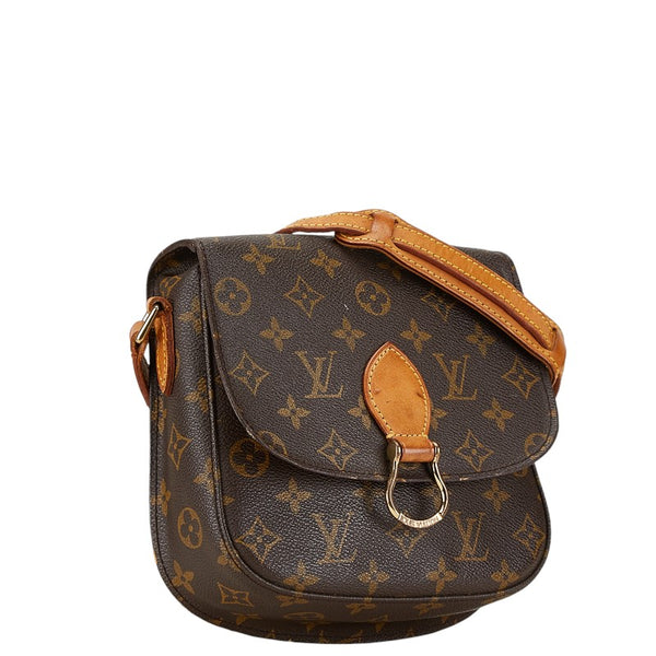 ルイ ヴィトン モノグラム サンクルー18 ショルダーバッグ M51243 ブラウン PVC レザー レディース LOUIS VUITTON 【中古】
