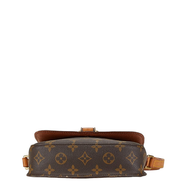 ルイ ヴィトン モノグラム サンクルー18 ショルダーバッグ M51243 ブラウン PVC レザー レディース LOUIS VUITTON 【中古】