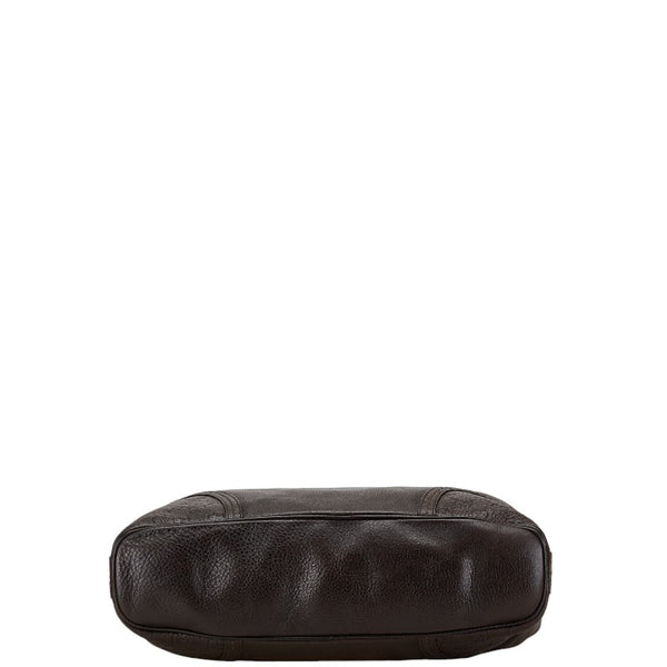 グッチ グッチシマ ワンショルダーバッグ 181514 ブラウン レザー レディース GUCCI 【中古】