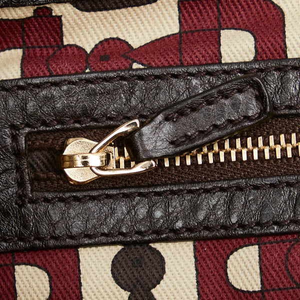 グッチ グッチシマ ワンショルダーバッグ 181514 ブラウン レザー レディース GUCCI 【中古】