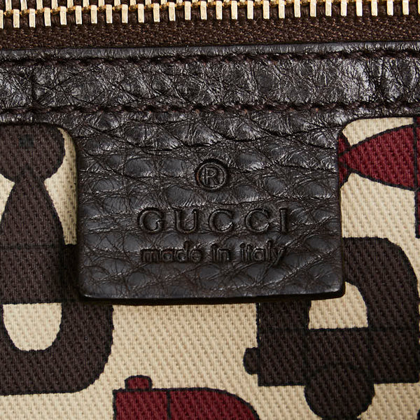 グッチ グッチシマ ワンショルダーバッグ 181514 ブラウン レザー レディース GUCCI 【中古】