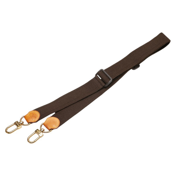 ルイ ヴィトン ストラップ ブラウン キャンバス レザー レディース LOUIS VUITTON 【中古】