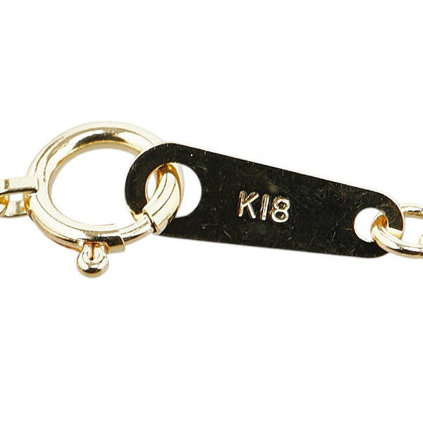 K18YG イエローゴールド ブレスレット レディース 【中古】