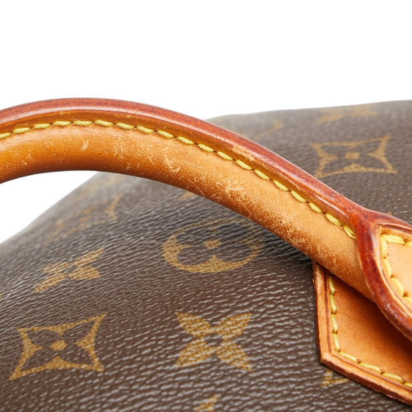 ルイ ヴィトン モノグラム スピーディ25 ミニボストンバッグ ハンドバッグ M41528 ブラウン PVC レザー レディース LOUIS VUITTON 【中古】