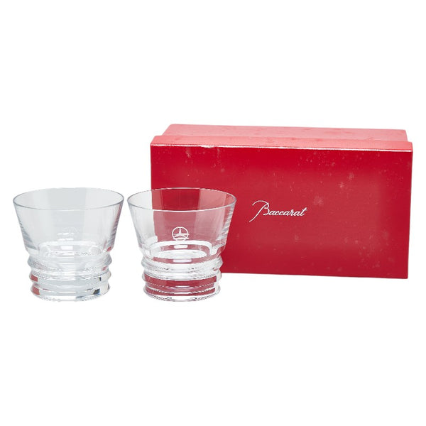 バカラ ベガ タンブラー メルセデスベンツ グラス タンブラー 2点セット クリア ガラス レディース Baccarat 【中古】