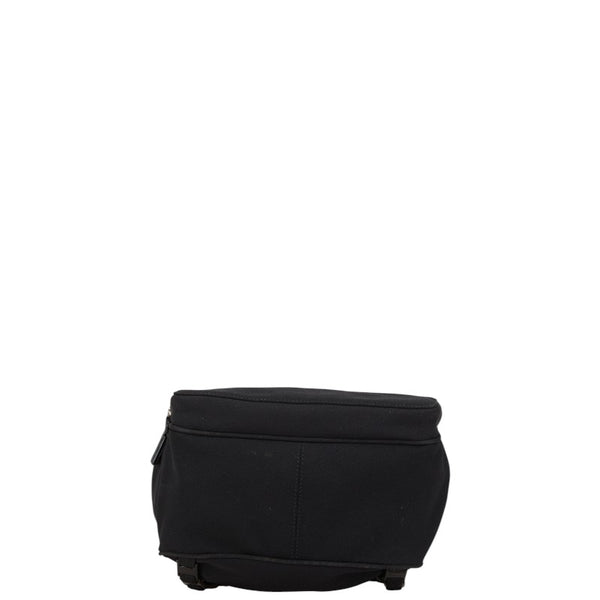 サルヴァトーレフェラガモ リュック バックパック ブラック キャンバス レディース Salvatore Ferragamo 【中古】