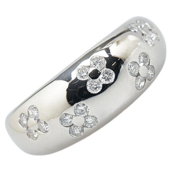 ノーブランド Pt900 プラチナ ダイヤ0.50ct 花 フラワー モチーフ リング 指輪 #53 レディース no brand 13号 【中古】