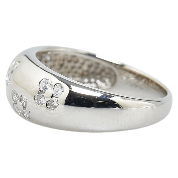 ノーブランド Pt900 プラチナ ダイヤ0.50ct 花 フラワー モチーフ リング 指輪 #53 レディース no brand 13号 【中古】