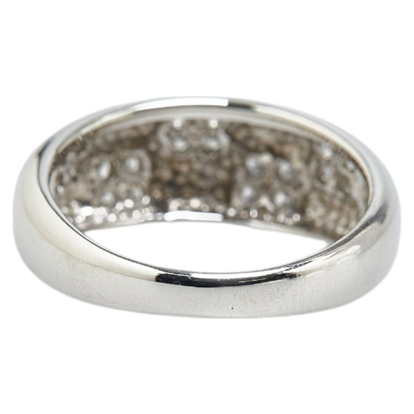ノーブランド Pt900 プラチナ ダイヤ0.50ct 花 フラワー モチーフ リング 指輪 #53 レディース no brand 13号 【中古】