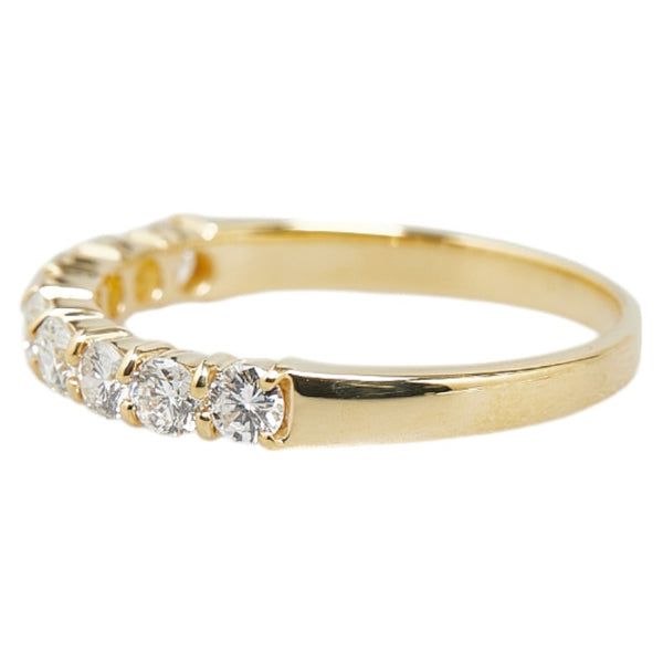 K18YG イエローゴールド ダイヤ0.63ct リング 指輪 #52 レディース 11.5号 【中古】
