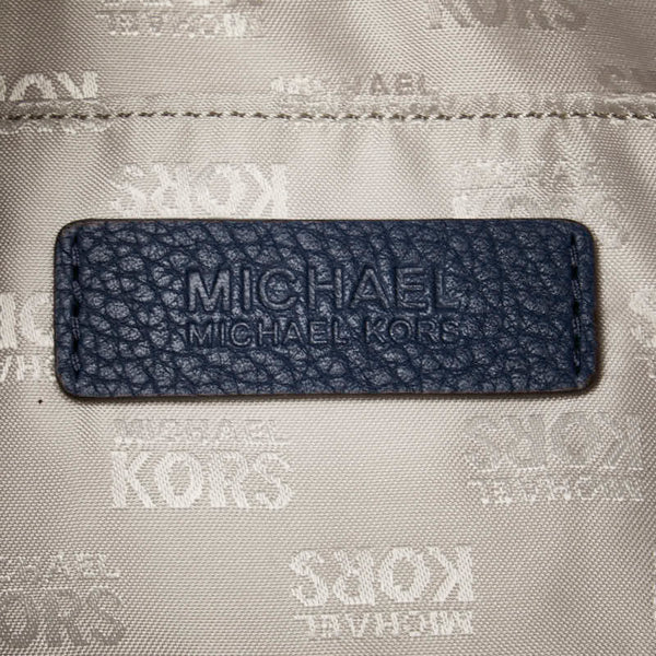マイケルコース MKロゴ ハンドバッグ ワンショルダーバッグ 35T6SFTH3L ネイビー レザー レディース Michael Kors 【中古】