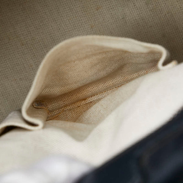 グッチ GGキャンバス シェリーライン ボストンバッグ ショルダーバッグ 2WAY 247205 ネイビー キャンバス レザー レディース GUCCI 【中古】