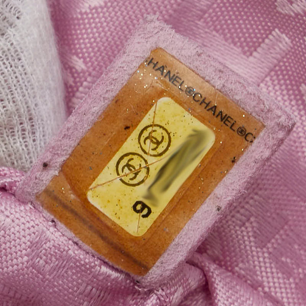 シャネル ココマーク チェーンミニハンドバッグ ピンク ブルー マルチカラー ツイード レザー レディース CHANEL 【中古】