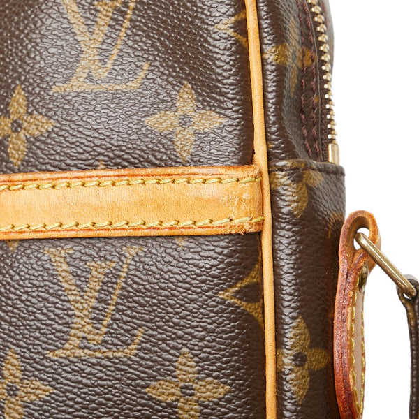 ルイ ヴィトン モノグラム ダヌーブ 斜め掛け ショルダーバッグ M45266 ブラウン PVC レザー レディース LOUIS VUITTON 【中古】