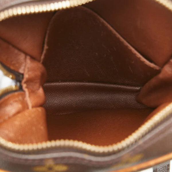 ルイ ヴィトン モノグラム ダヌーブ 斜め掛け ショルダーバッグ M45266 ブラウン PVC レザー レディース LOUIS VUITTON 【中古】