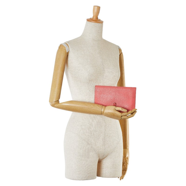 エルメス ドゴンGM 長財布 ローズアザレ エバーカラー レディース HERMES 【中古】