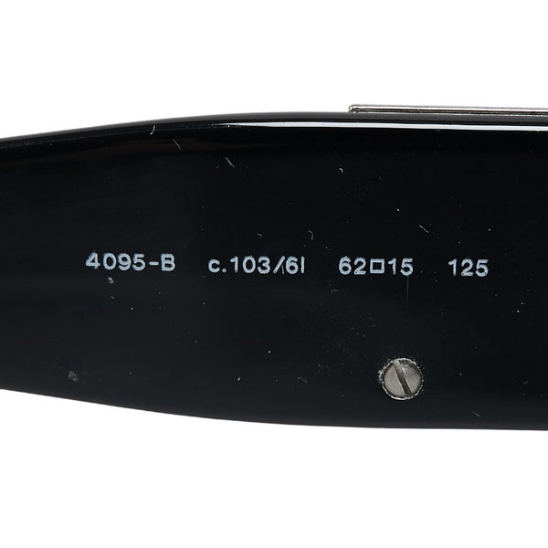 シャネル ココマーク ラインストーン サングラス ブラック プラスチック レディース CHANEL 【中古】